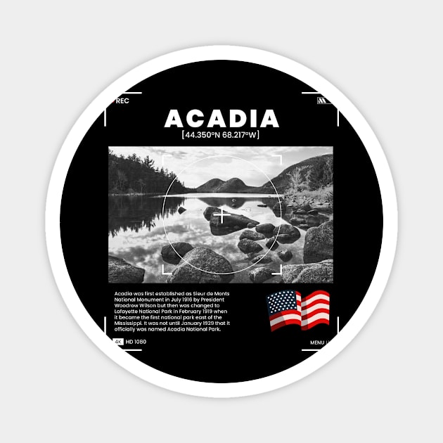 Acadia National Park Magnet by Sally Honey